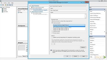 Hyper-V Server 2012 R2 Tutorial: The Hyper-V Virtual Switch | packtpub.com