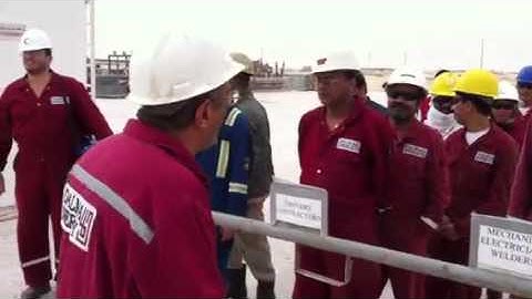 Dalma11 Tool Pusher performs OilSpillDrill