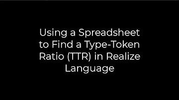 Finding a TTR using Realize Language