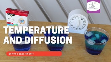 Diffusion of Food Coloring in Different Temperatures of Water (Water & Food Coloring Experiment)