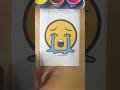 Don’t Skip 😢 This Crying Emoji Sand Art Will Touch Your Heart #shorts #sandart