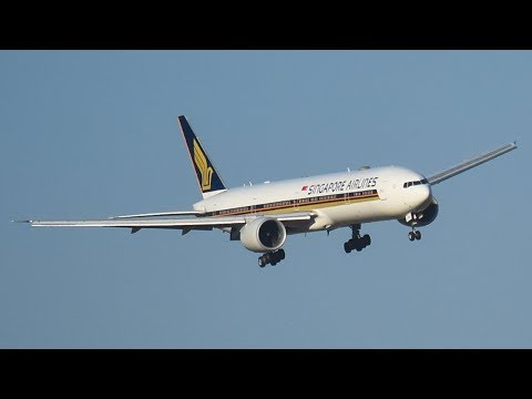 Singapore Airlines 777 Landing with 90KM/H GUSTS at Melbourne Airport