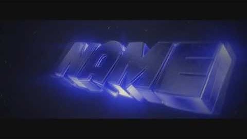 FREE BLUE Intro Template #5 Blender Only