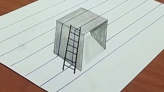 Easy 3D Drawings For Beginners | Easy 3D Drawing With Pencil | Easy 3D Art Drawing