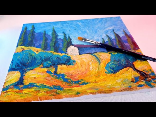 Painting to Gogh - Enjoy a Paint Night at Home