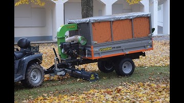 Client demo: Foresteel FT series Underframe leaf collection system - One Man Job.