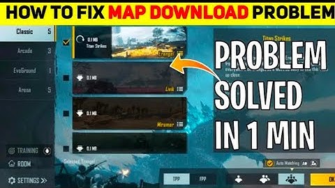 V1.4 HOW TO DOWNLOAD MAPS IN PUBG MOBILE  FIX PUBG MAP DOWNLOAD NAN PROBLEM & RESOURCE PACK ERROR
