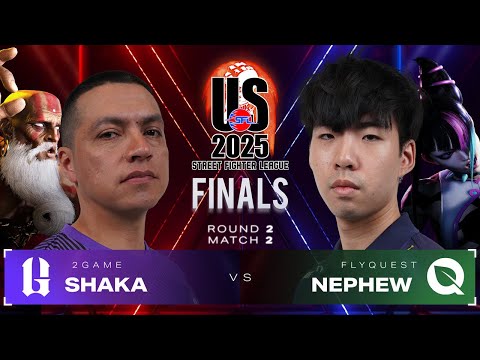 Shaka (Dhalsim) vs. Nephew (Juri) - Match 2 - 2Game vs. FlyQuest - SFL US Finals