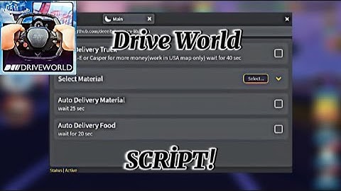 BEST Roblox Drive World Script Hack | AUTOFARM 10,000,000 Per Minute & More |PASTEBIN 2024
