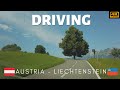 Driving in austria and liechtenstein from hohenems to vaduz  travel cubed  4k