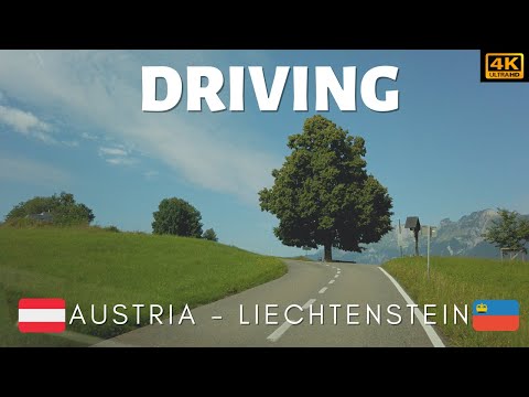 Driving in Austria and Liechtenstein: from Hohenems to Vaduz | Travel Cubed | 4K