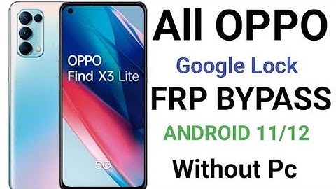 Oppo F19 (CPH2219) FRP Bypass Android 11 Without PC 2022 | Oppo F19 Pro Google Account Bypass Easy M