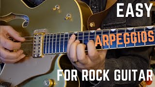 Unlocking the Power of Arpeggios: 3 Easy Techniques for Rock Guitar #guitarlesson #guitartips