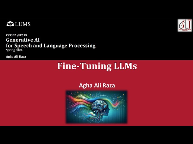 [Generative AI in Urdu/Hindi] Lecture 26: Comparison of fine tuning methods, prefix tuning, LoRA