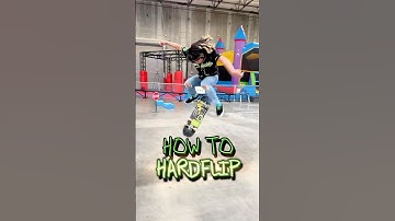 How to Hardflip with Mr. Ruben 👽🛹📚 #lvsportsocial #howto #hardflip #tricktip #skate