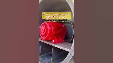 Why are axial flow fans connected in series? #Centrifugal Fan #xinhongyuan