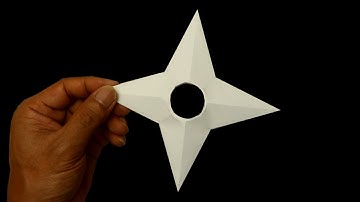 Cách Gấp Phi Tiêu Ninja 4 Cánh Siêu Dễ | How To Make a Paper Ninja 4 Star