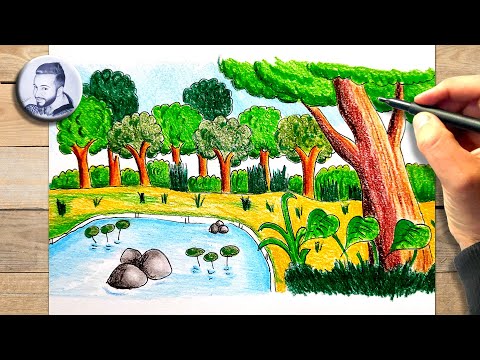 Vidéo: Comment dessiner un beau paysage ?