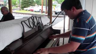 Andrew Greene RAGTIME NIGHTINGALE|Cental PA Ragtime Festival|June 21 2014|street piano