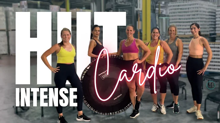 INTENSE Trampoline Cardio HIIT | Intermediate to A...