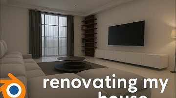 Interior design in blender 