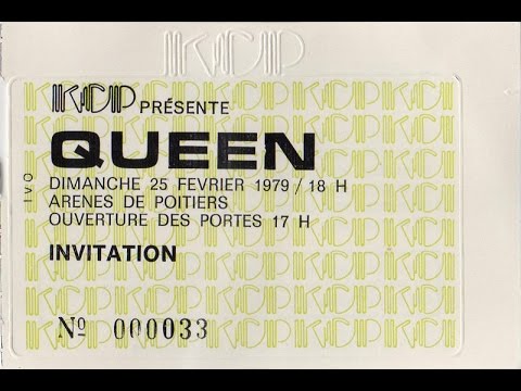 Queen Concert De Poitiers Le 25 Février 1979