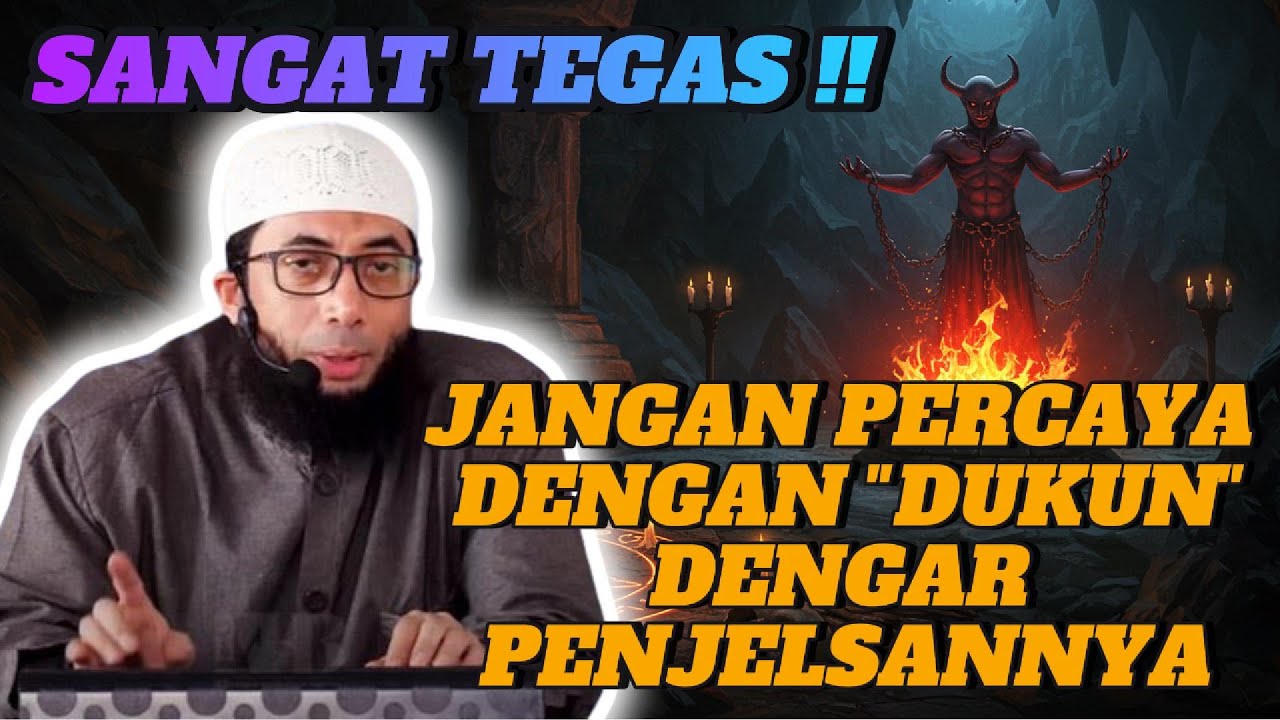 JANGAN SEKALI-KALI DATANG KE DUKUN ‼️ PENJELASAN TEGAS USTADZ DR. KHALID BASALAMAH, Lc., M.A.