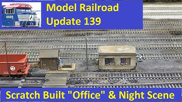 MRUV 139: Scratch Built Office & Dock Night Scene