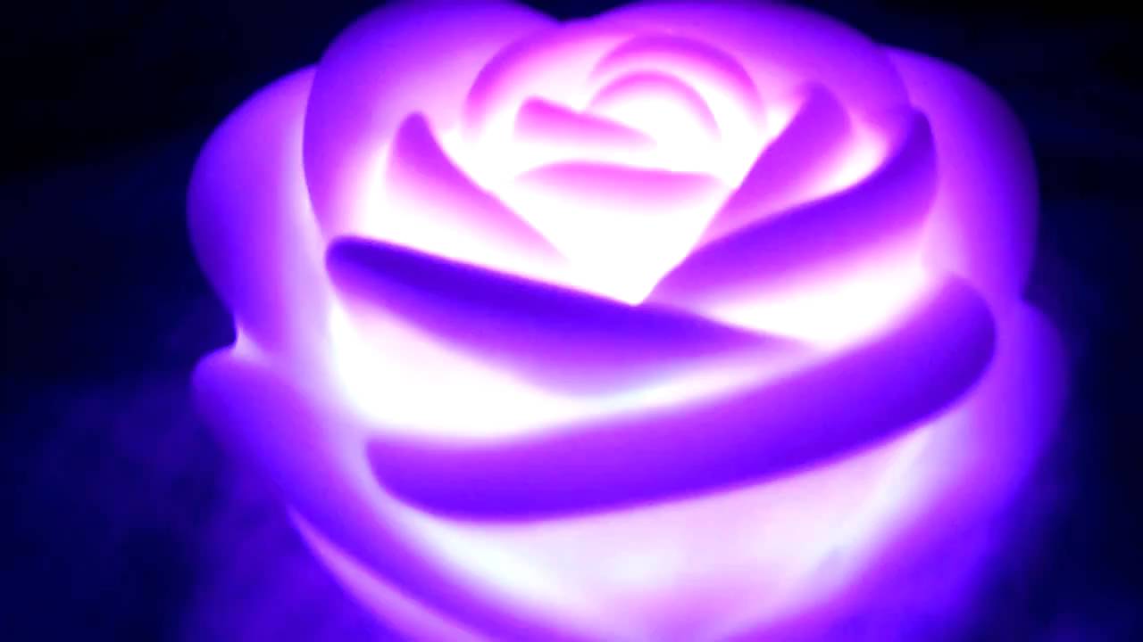 glowing rose - YouTube