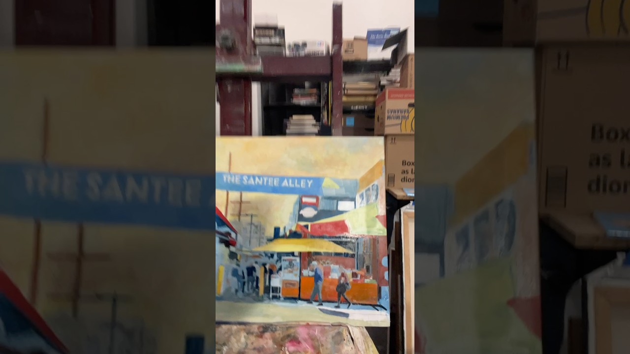 New landscape oil painting