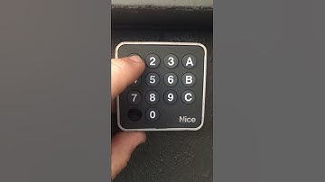 NICE ERA Keypad how to Change Codes - save money DIY
