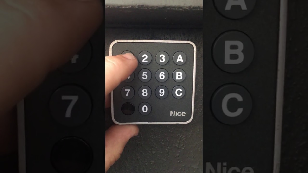 NICE ERA Keypad how to Change Codes - save money DIY