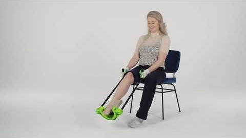 Stocking aid Steve Complete - Putting on a thigh high AG compression sock without bending over