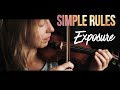 How to expose  simple rules for cinematic images
