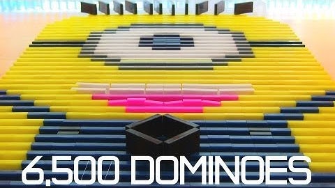 6,500 Dominoes - Despicable Me Minion?! - VideoStudio