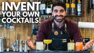 How to Invent your Own Cocktail w/ 3 Different Methods! | Cocktail Basics