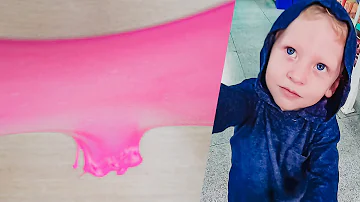 Como fazer uma Slime com cola espuma de barbear e água boricada?