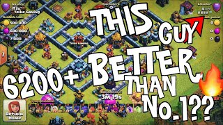 THIS GUY BETTER THAN GLOBAL NO.1!!? 6200+ LIVE LEGEND ATTACKS | TH13 ATTACK STRATEGY |