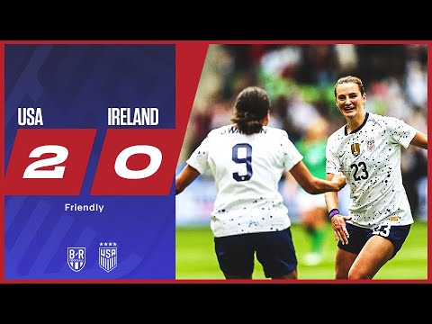 Fox, Horan lift USA over Ireland 🫡 | USWNT 2-0 Ireland | Official Highlights