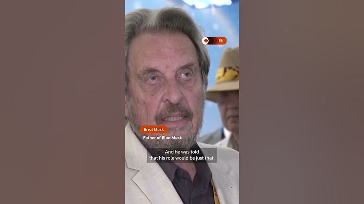 Musk's father says Trump feud triggered by intense stress