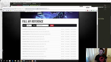 Riot Developer API Part 4 - 1 / 2