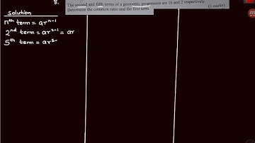 KCSE Sequences and Series