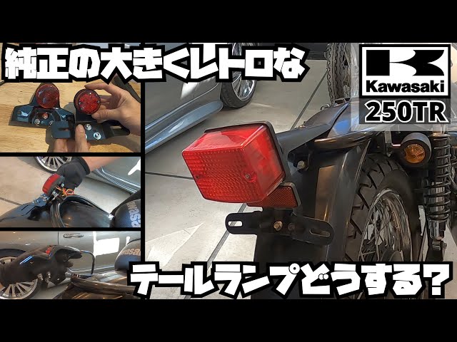 オスカー 250TR テールライト 250TR用 OSCAR オスカー テールランプ(&DAYTONAリフレクター