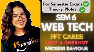 Web Tech Unit 4 FULL One Shot 🔥 | GGSIPU SEMESTER Exam #15forteen #ipuniversity #ggsipu Net Worth