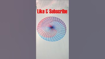 Spirograph Drawing || ASMR Video #shorts  #spirograph #art