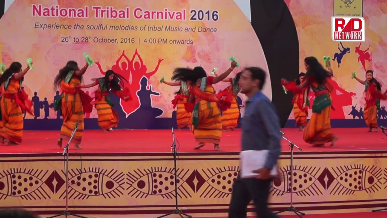 National tribal carnival 2016 Bardwi Sikhla dance of Bodo Tribe pragati maidan New Delhi