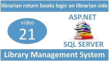 librarian return books logic on librarian side in asp net lms