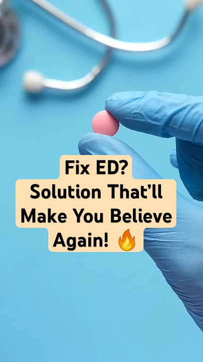 Suffering from ED?!