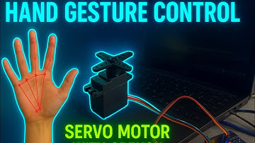 Control a Servo Motor with Just Your Palm! (Python + Arduino Project)
