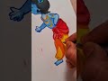 ||Holi Special Radhakrishna Watercolor Painting || #shorts #Nayanartandcraft